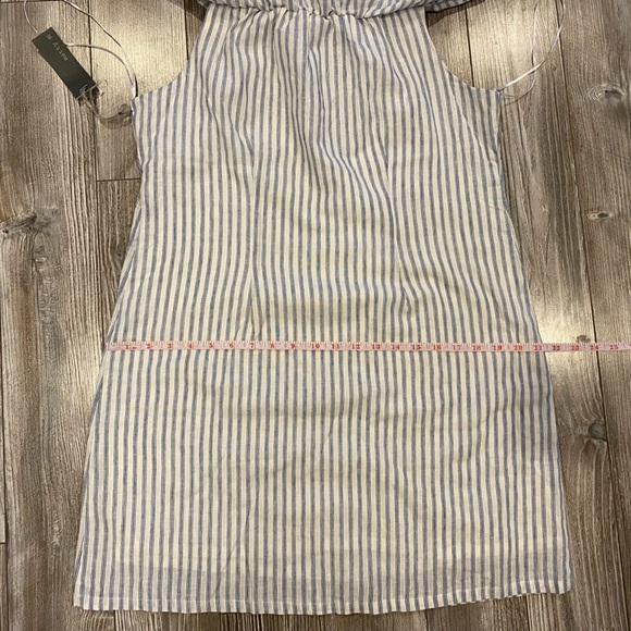 Mat M Off-Shoulder Striped Mini Summer Dress (Size L) - Picture 10 of 10